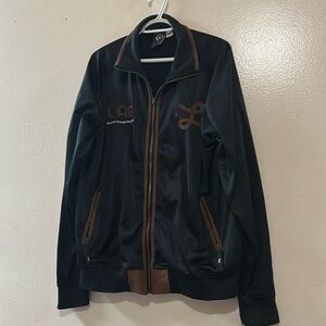 Vintage LRG  Embroidered Backie Track Jacket SZ XL